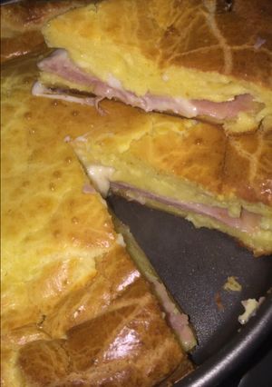 Una foto de Torta de fiambre licuada