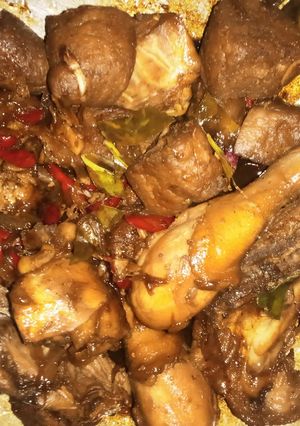 Foto resep Ayam kecap mentega campur tempe gembos.. 😄