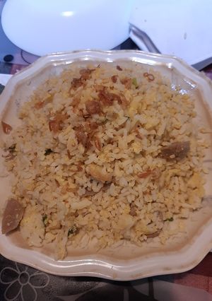 Foto resep Nasi goreng campur telur