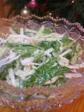 Easy Mizuna and Daikon Radish Salad