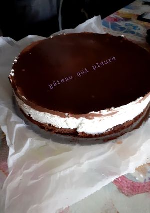 Une photo de Gâteau qui pleure