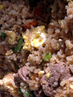 A picture of Beef Fried Rice.