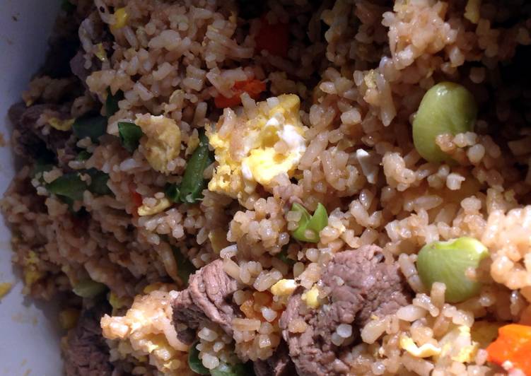 Recipe of Perfect Beef Fried Rice