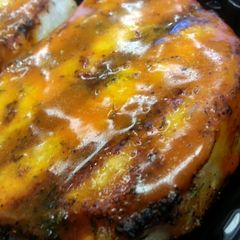 A picture of Grilled Buffalo Pork Chops.