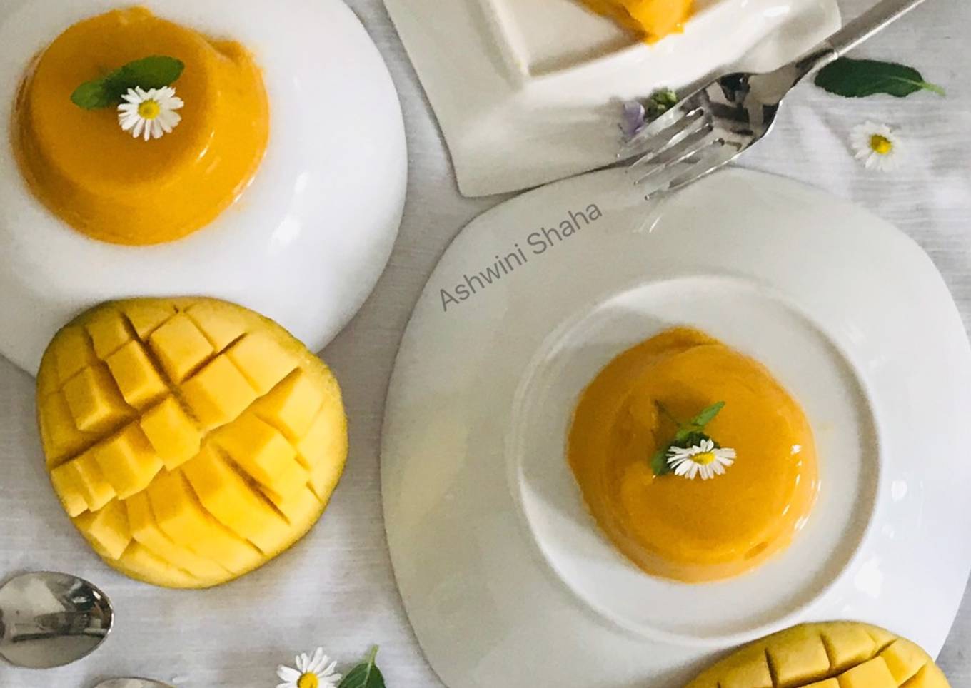 Asian Mango Pudding