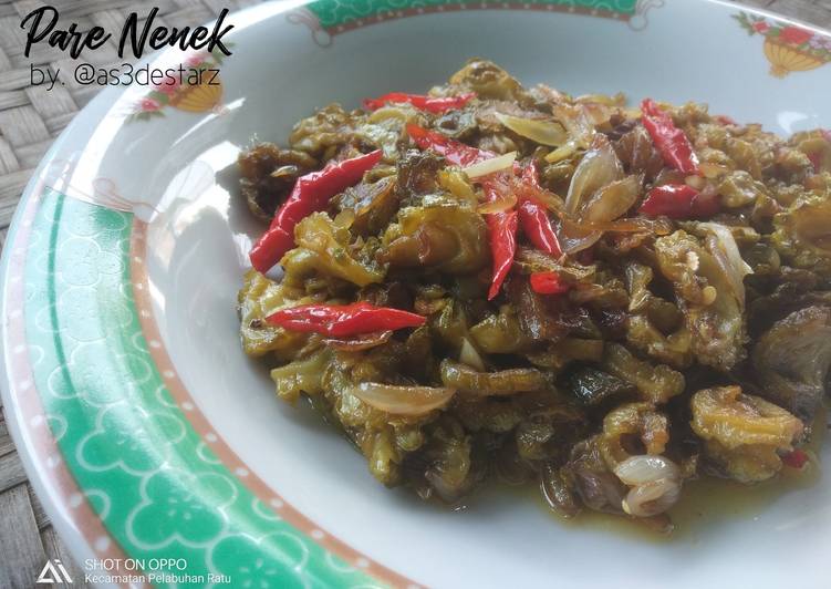 Resep: saat makan malamPare Nenek