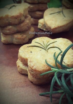 Hình của món Bánh quy phô mai thảo mộc (Herbs Parmesan Cookies).