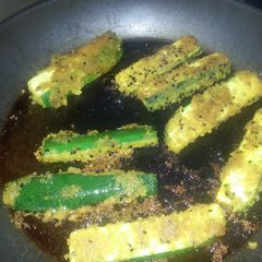 A picture of Vegan fish fingers.
