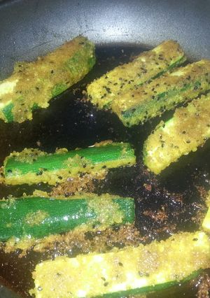 A picture of Vegan fish fingers.