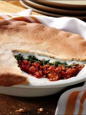 Easy Steps to Prepare Upside-Down Deep Dish Pizza the So Delicious Can spoil the tongue