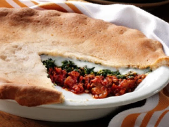Easy Steps to Prepare Upside-Down Deep Dish Pizza the So Delicious Can spoil the tongue