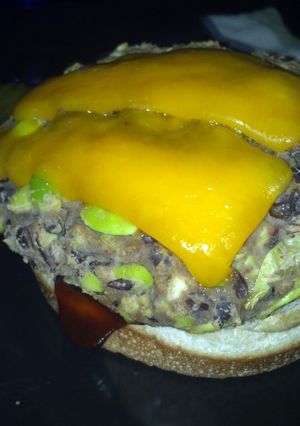 A picture of Black Bean and Edamame Sliders.