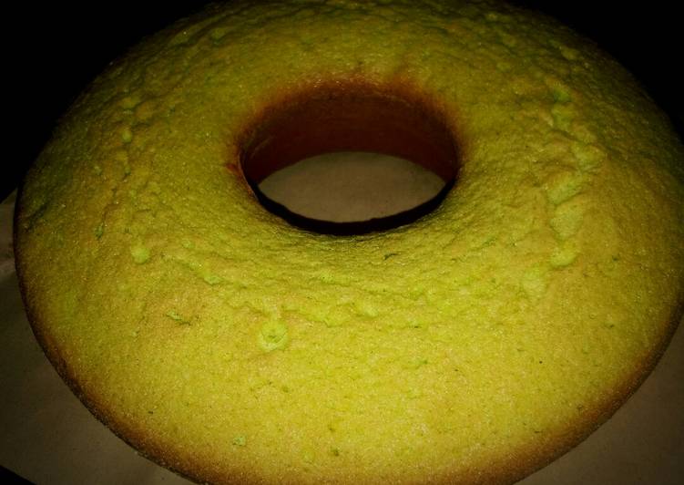 Cara Gampang Membuat Bolu pandan panggang ekonomis(no oven) Anti Gagal