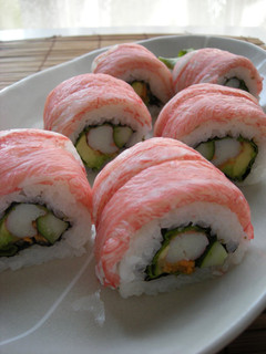 A picture of California Rolls for Entertaining.