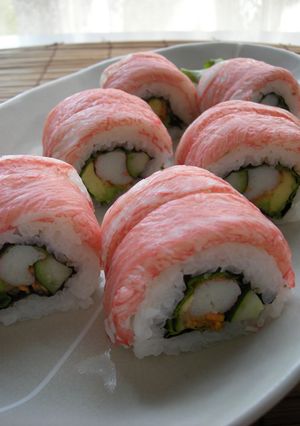 A picture of California Rolls for Entertaining.