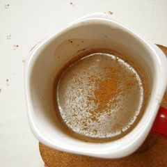 A picture of Ginger Cocoa Cinnamon Soy Milk.