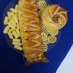 A picture of Chicken bread.