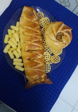 A picture of Chicken bread.