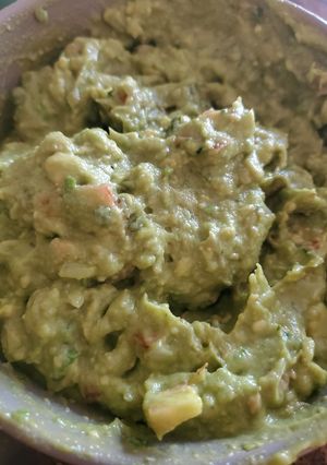 Una foto de Guacamole a la mexicana