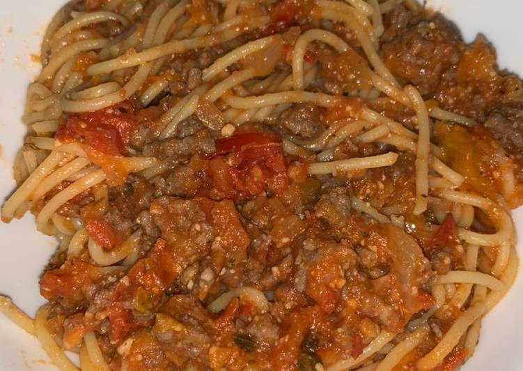 Recipe of Speedy Spaghetti bolognese