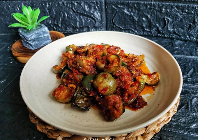 Resep Oseng Terong Bulat Teri Oleh Silvi Atgi Septina Cookpad