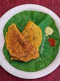 Palak, Sesame and Hara Choliya Dosa