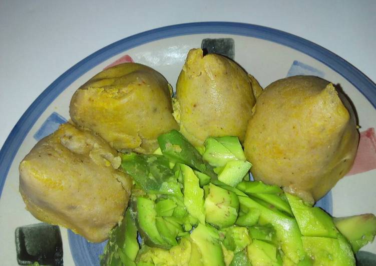 How to Make Perfect Plantain and corn pubbing with avacado