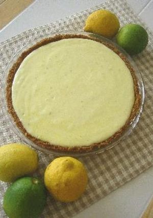 A picture of Lemon and Lime Pie.