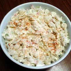 A picture of sarah's crab salad.