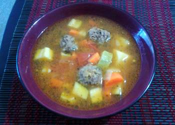 Easiest Way to Make Tasty Mexican meatball soup