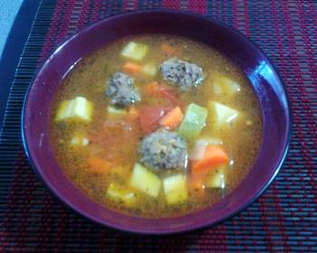 Unique Cuisine Mexican meatball soup Home Style