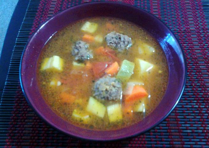 Step-by-Step Guide to Prepare Super Quick Homemade Mexican meatball soup