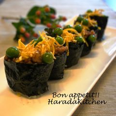 For Cherry Blossom Viewing Bentos✿ Soboro Gunkan Maki with 3 Colors of Spring✿ A picture of For Cherry Blossom Viewing Bentos✿ Soboro Gunkan Maki with 3 Colors of Spring✿.