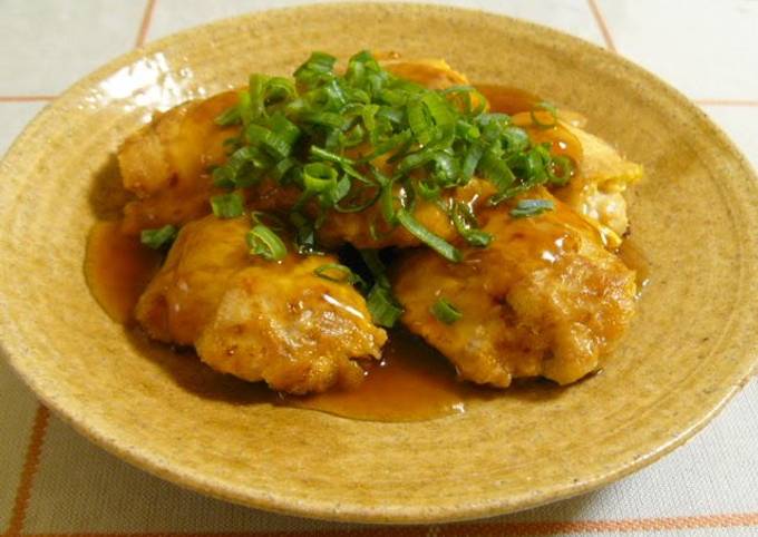 Chicken Piccata With Thick Chinese Sauce