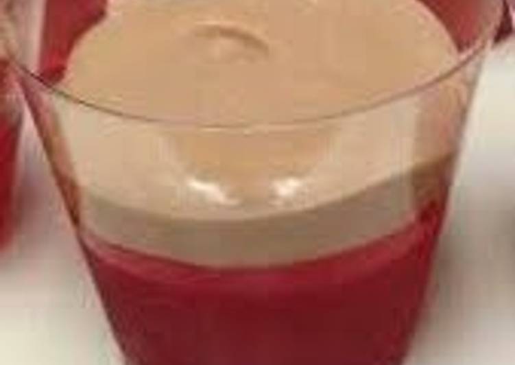 Steps to Make Quick Creamy jello doubles