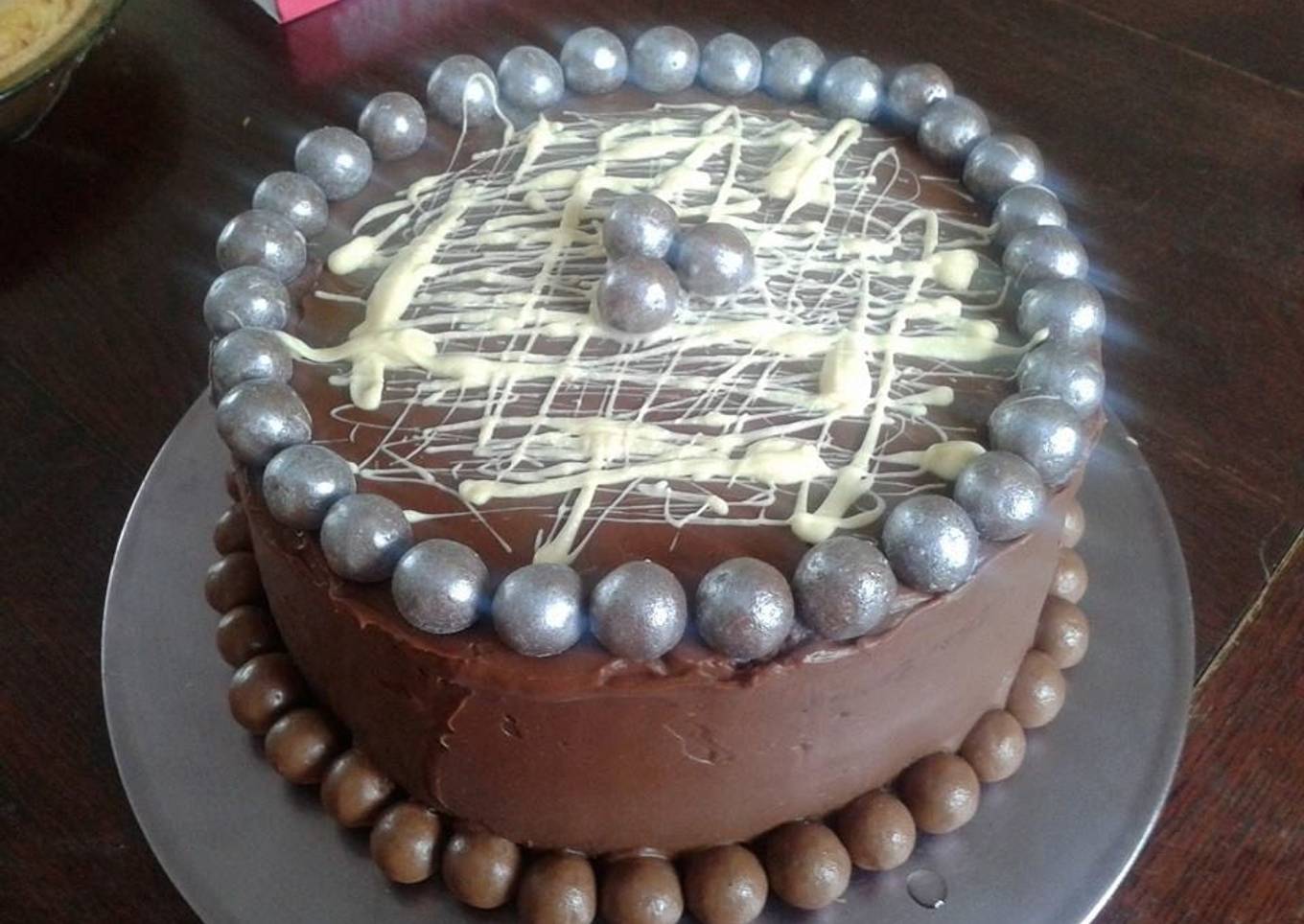 Sweet chocolate cake