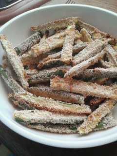 A picture of Baked Zucchini.
