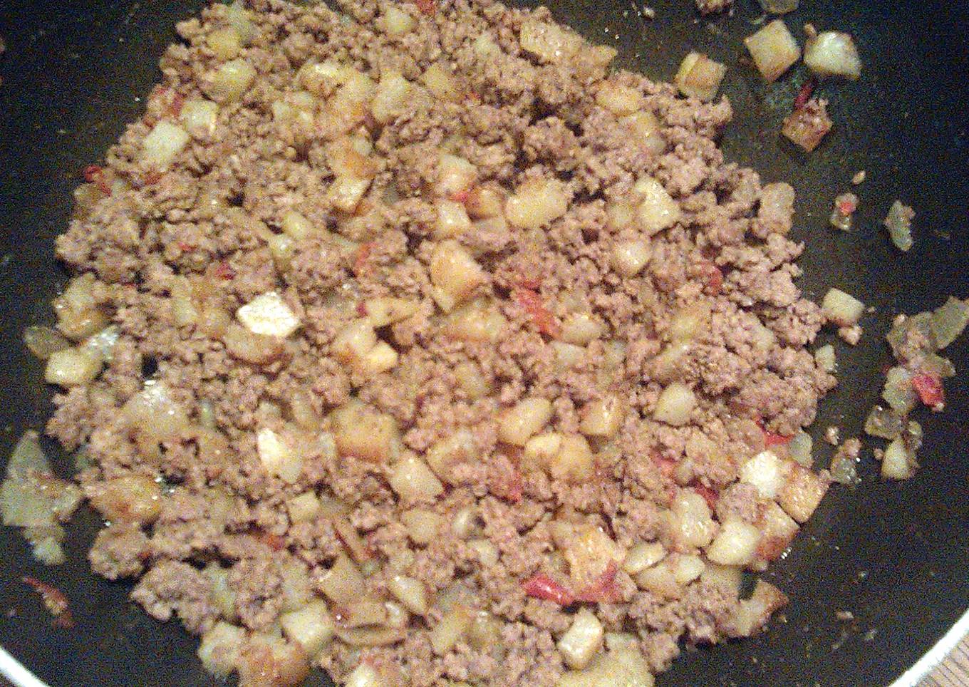 Picadillo con papas