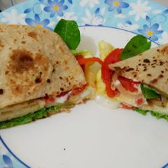 A picture of Perfect homemade EGG WRAP..
