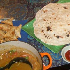 A picture of Chapati with Atta (Whole Wheat Flour).