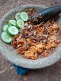 Tempe Penyet Sambal Kencur