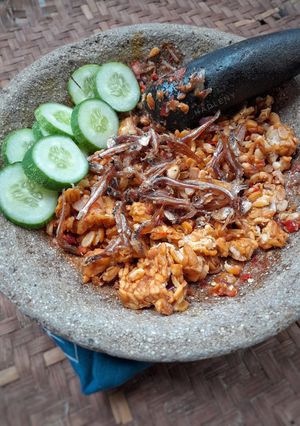 Foto resep Tempe Penyet Sambal Kencur