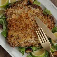 Crispy Mustard Panko-Crusted Chicken (Oven-Baked) A picture of Crispy Mustard Panko-Crusted Chicken (Oven-Baked).