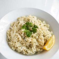 A picture of Green Mexican Rice.