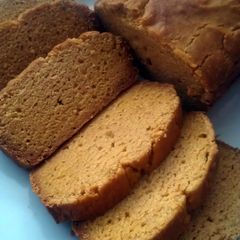 A picture of Vickys Sweet Potato Bread, GF DF EF SF NF.