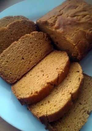 A picture of Vickys Sweet Potato Bread, GF DF EF SF NF.