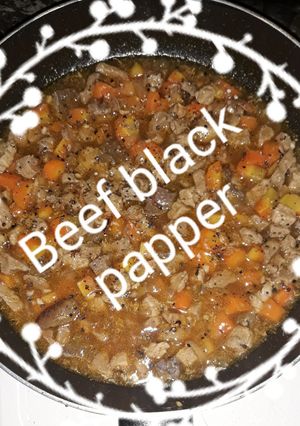 Foto resep Beef blackpapper simple
