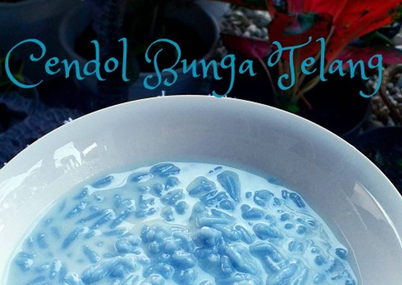39. Cendol Bunga Telang