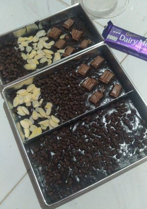 Foto resep Brownies Chewy Cadbury Ala Jajanan Tuan Putri