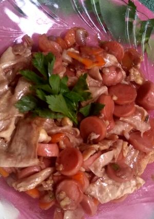 Foto resep Oseng Kembang Tahu Saus tiram